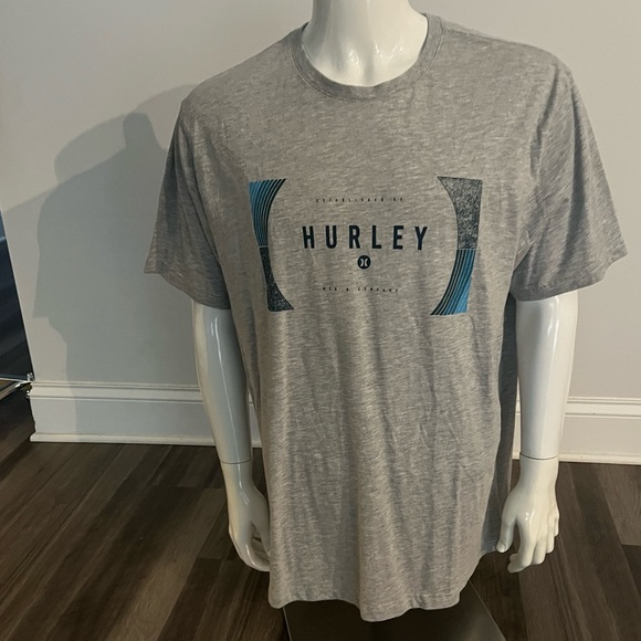 Hurley Logo Graphic T-shirt in Gray - Picture 4 of 8